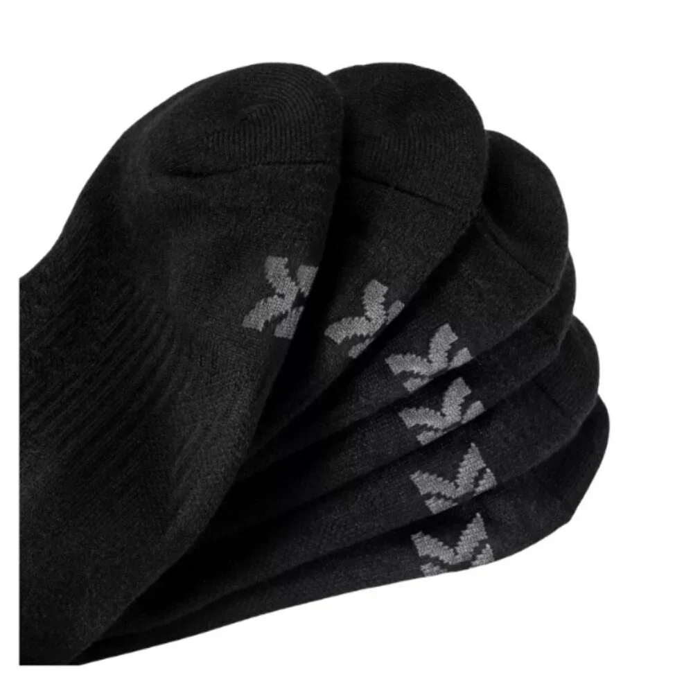 All in Motion Men’s Active Crew Socks 6 Pack Black Size 6–12 Running Walking Gym